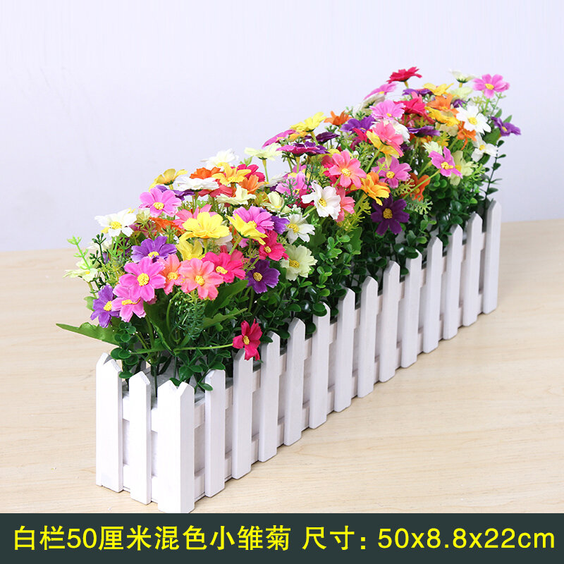 Nhân Tạo Cây Xanh Chậu Hoa Trang Trí Để Bàn Và Góc Tường Phong Lan Lụa Cắm Hoa Với Đèn Lồng Bướm