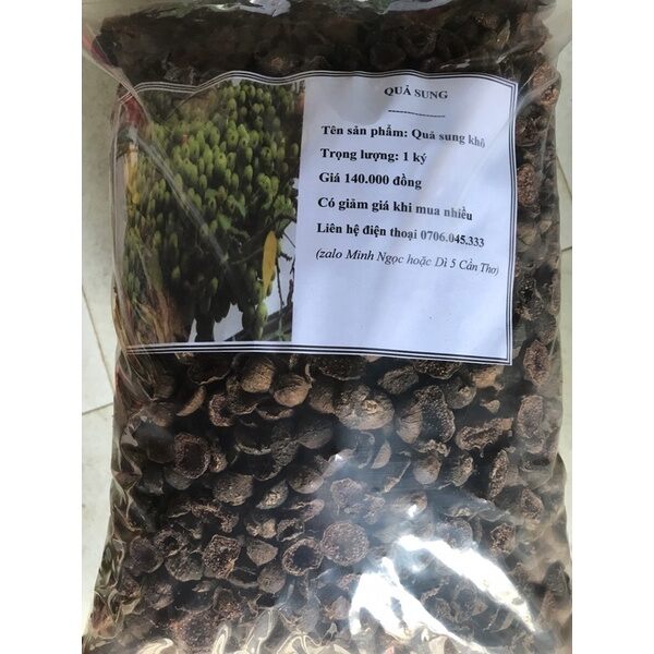 1 kg quả sung khô thái lát