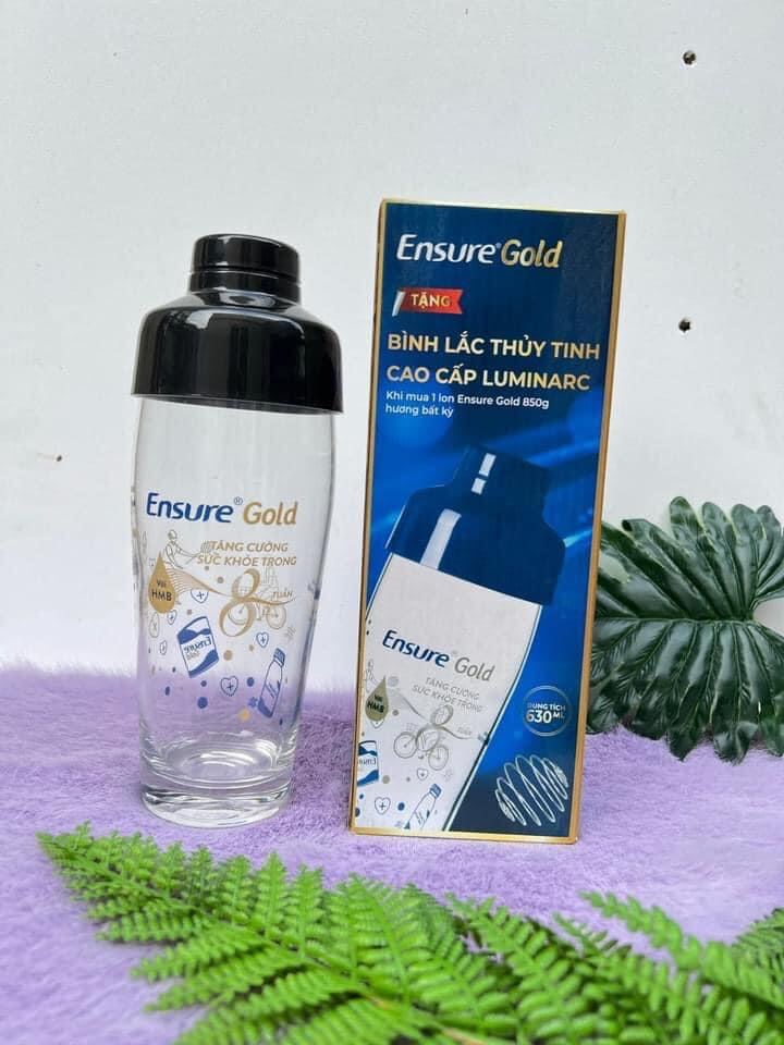 bình lắc thủy tinh ensure gold