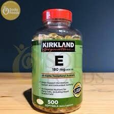 Vitamin e thiên nhiên 400 i.u kirkland signature 500 viên của mỹ
