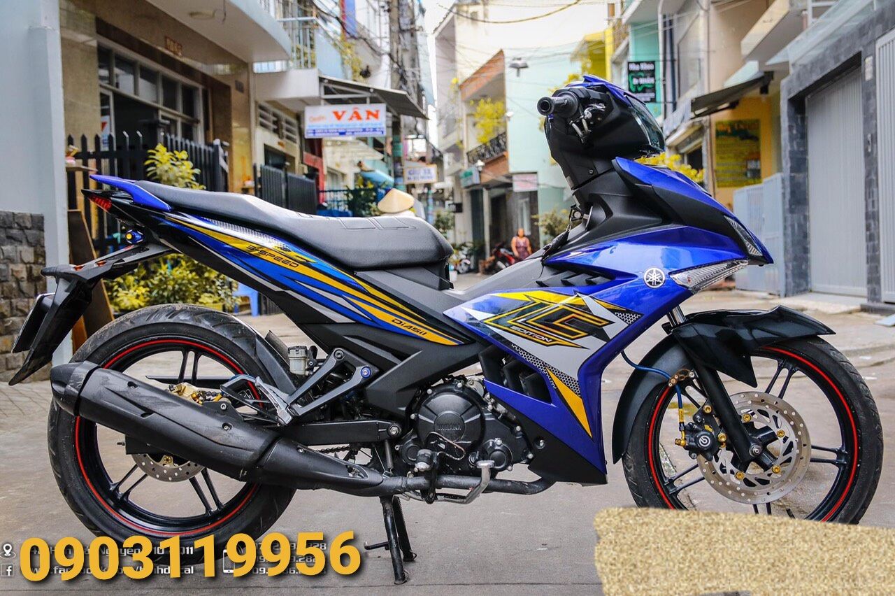 tem rời exciter 150 xanh gp lc