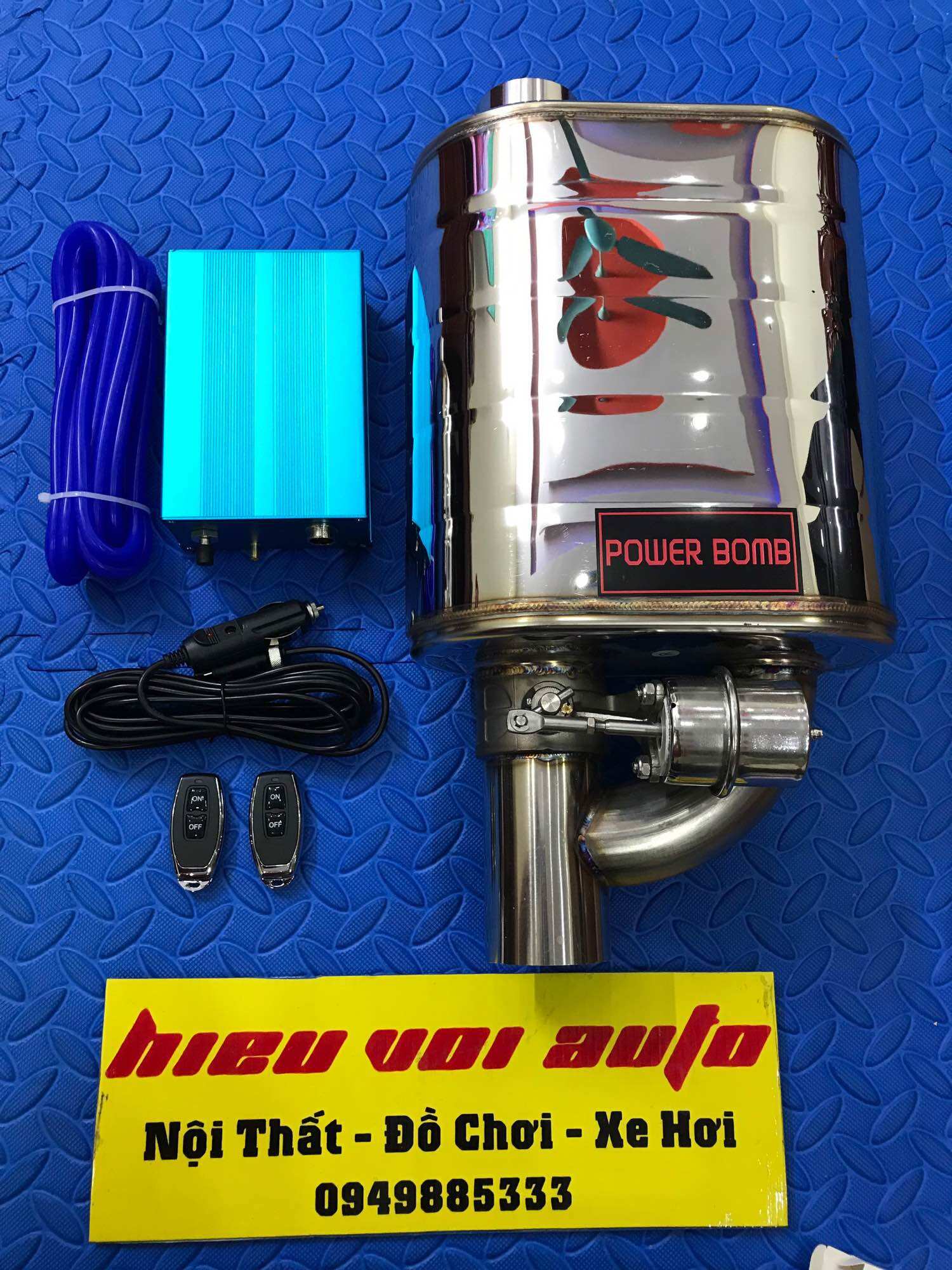 Bầu pô đôi on-off bộ tạo hơi ngoài