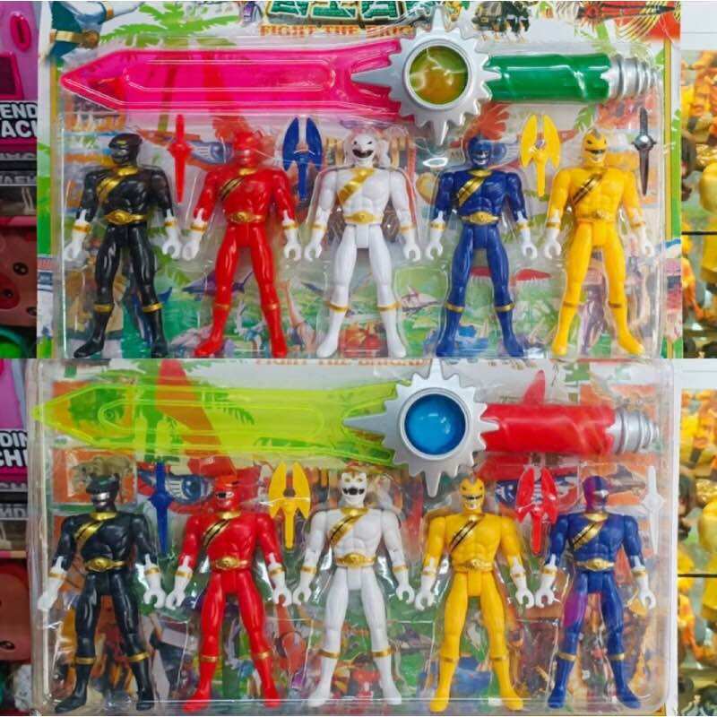 Bộ đồ chơi 5 anh em siêu nhân gao kèm kiếm gaoranger