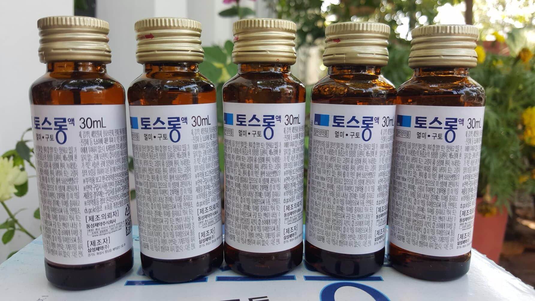 Say Xe Dosung Hàn Quốc ( 05 Chai X 30Ml )