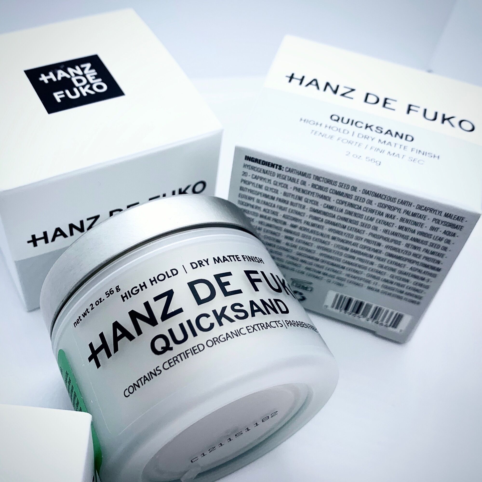 Sáp vuốt tóc cao cấp Hanz De Fuko Quicksand cho tóc dầu