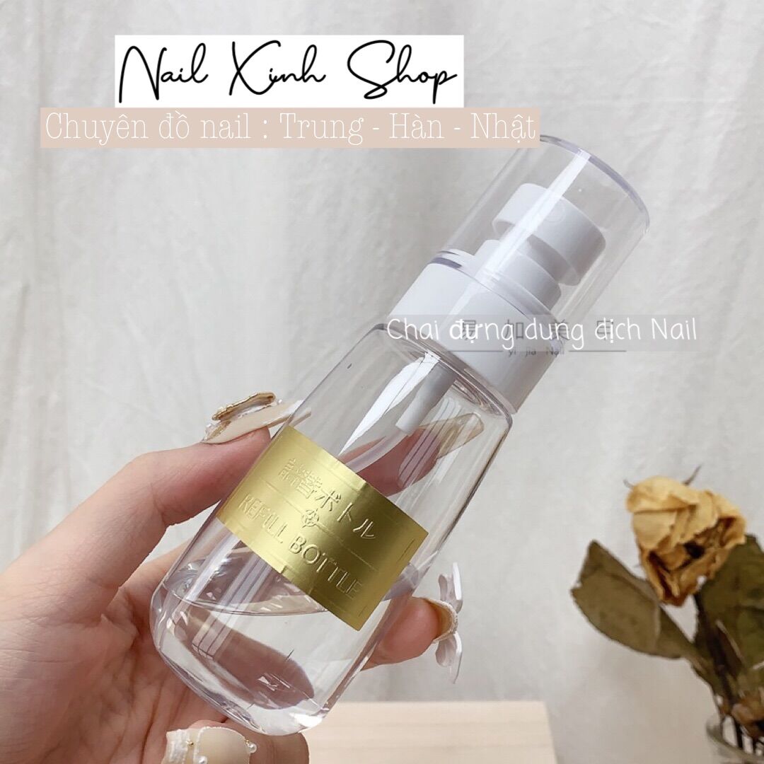 [ Mới ] Chai đựng dung dịch nail tiêu chuẩn