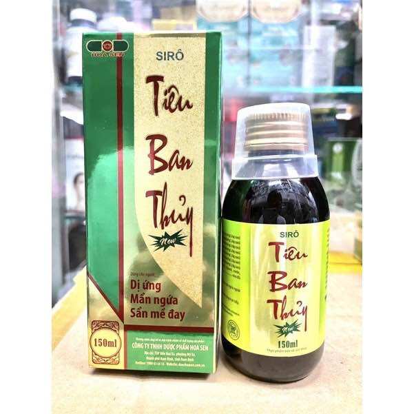 Siro tiêu ban thuỷ chai 150ml