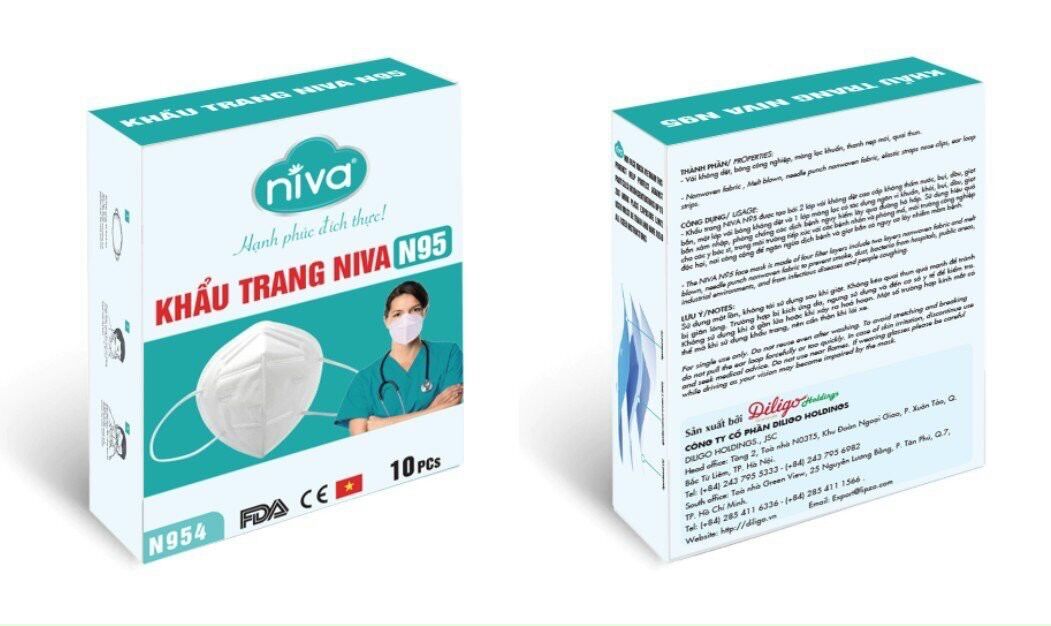 Khẩu trang niva n95 10c