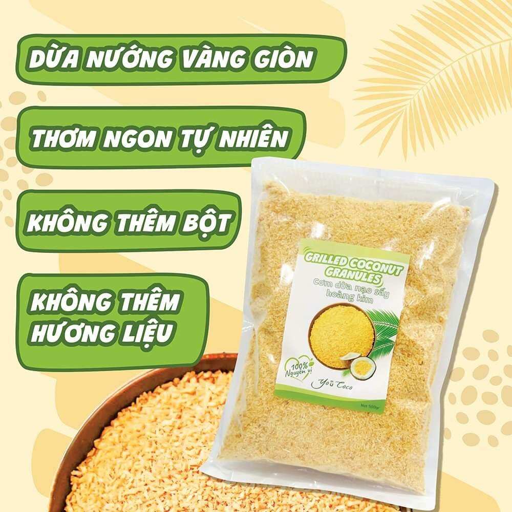Vụn dừa nướng - Cơm dừa sấy hoàng kim You Coco