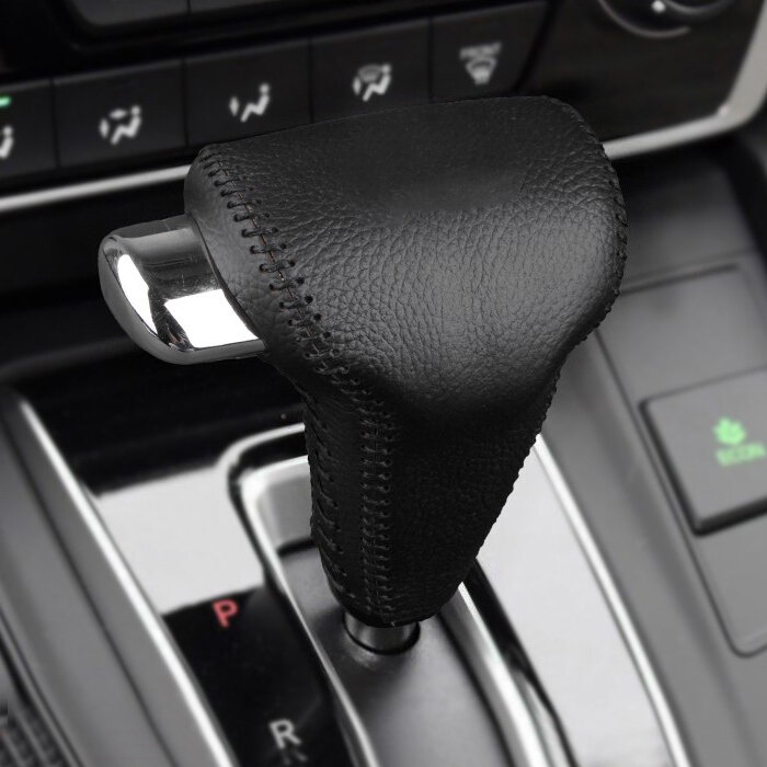 Vỏ bọc cần số da thật bọc cần số xe ô tô honda crv crown road urv mẫu 18 19 20 21