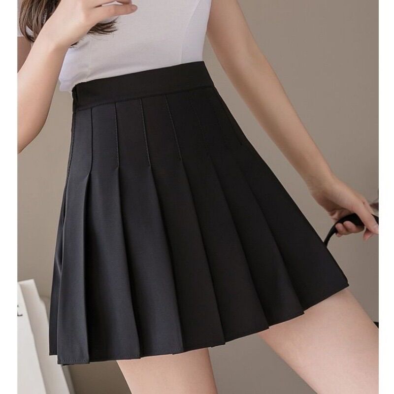 Chân váy xếp ly có lót trong