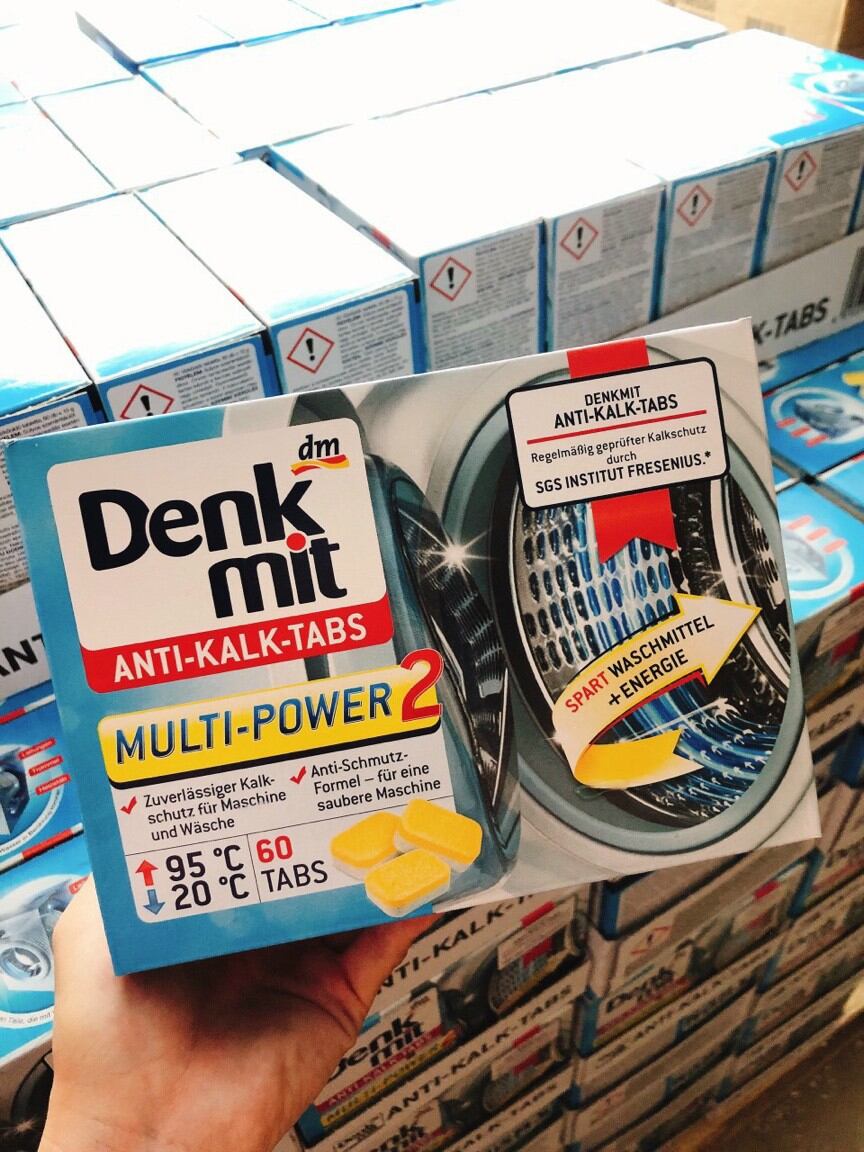 Viên Tẩy Lồng Máy Giặt Denkmit Đức
