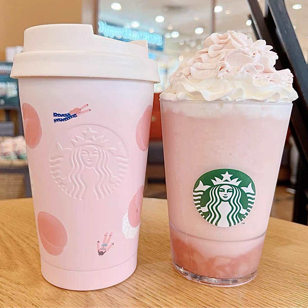 - BÌNH GIỮ NHIỆT SUMMER 23 SS PEACH PINK PARADISE ELMA TUMBLER 12oz