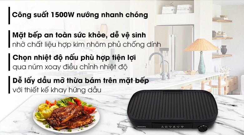 [HCM]Vỉ nướng Philip hd6320