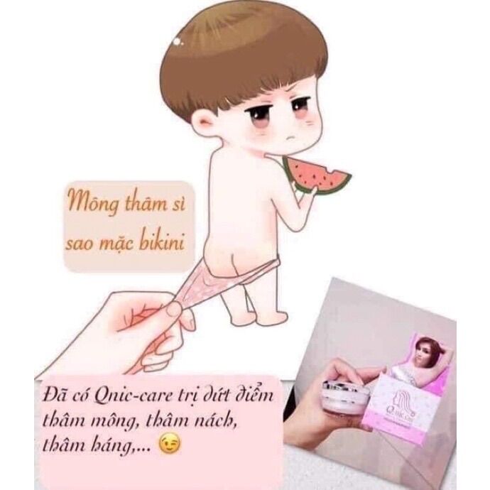 kem tri thâm nách và bikini qnic thái lan