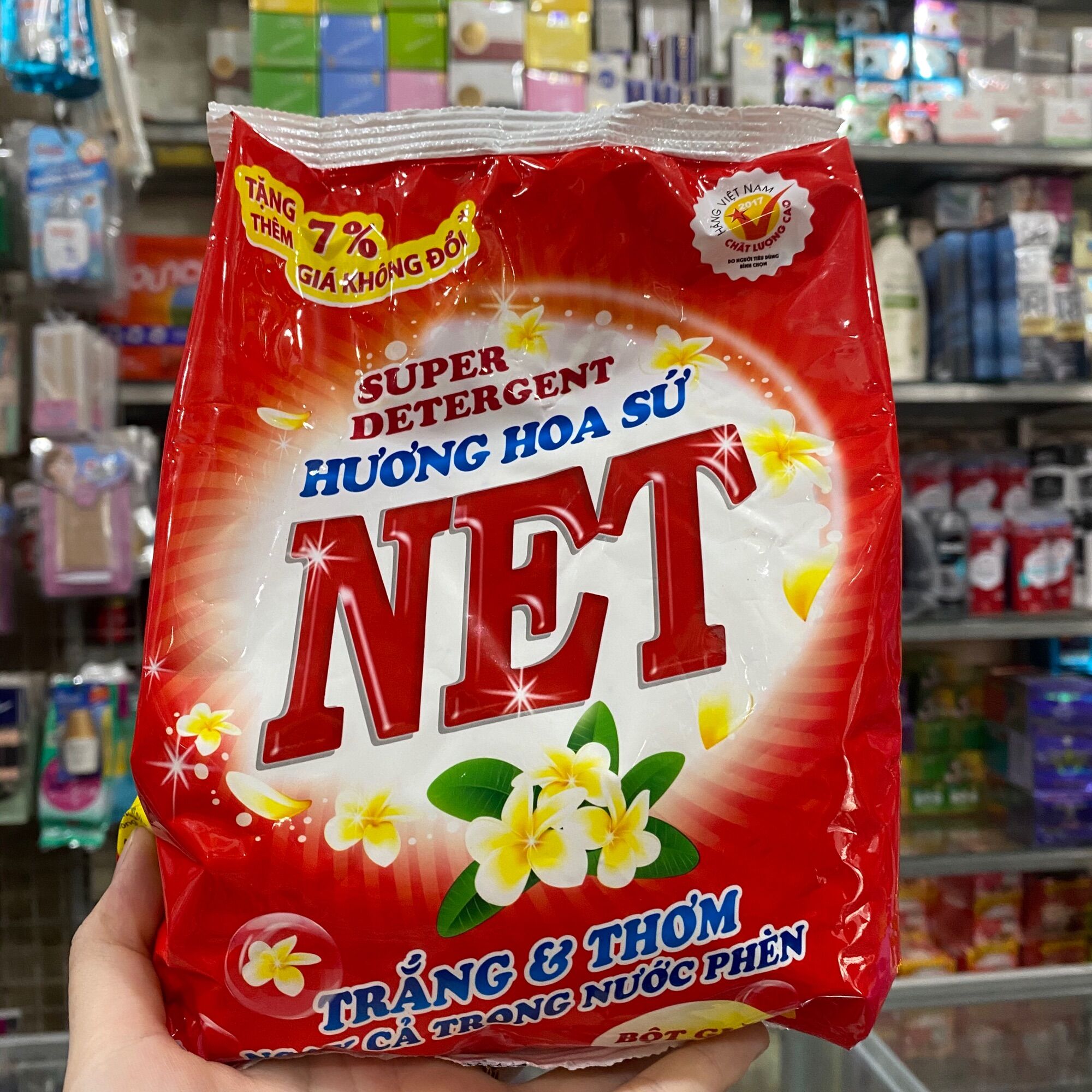 Bột giặt NET hương hoa sứ 600g