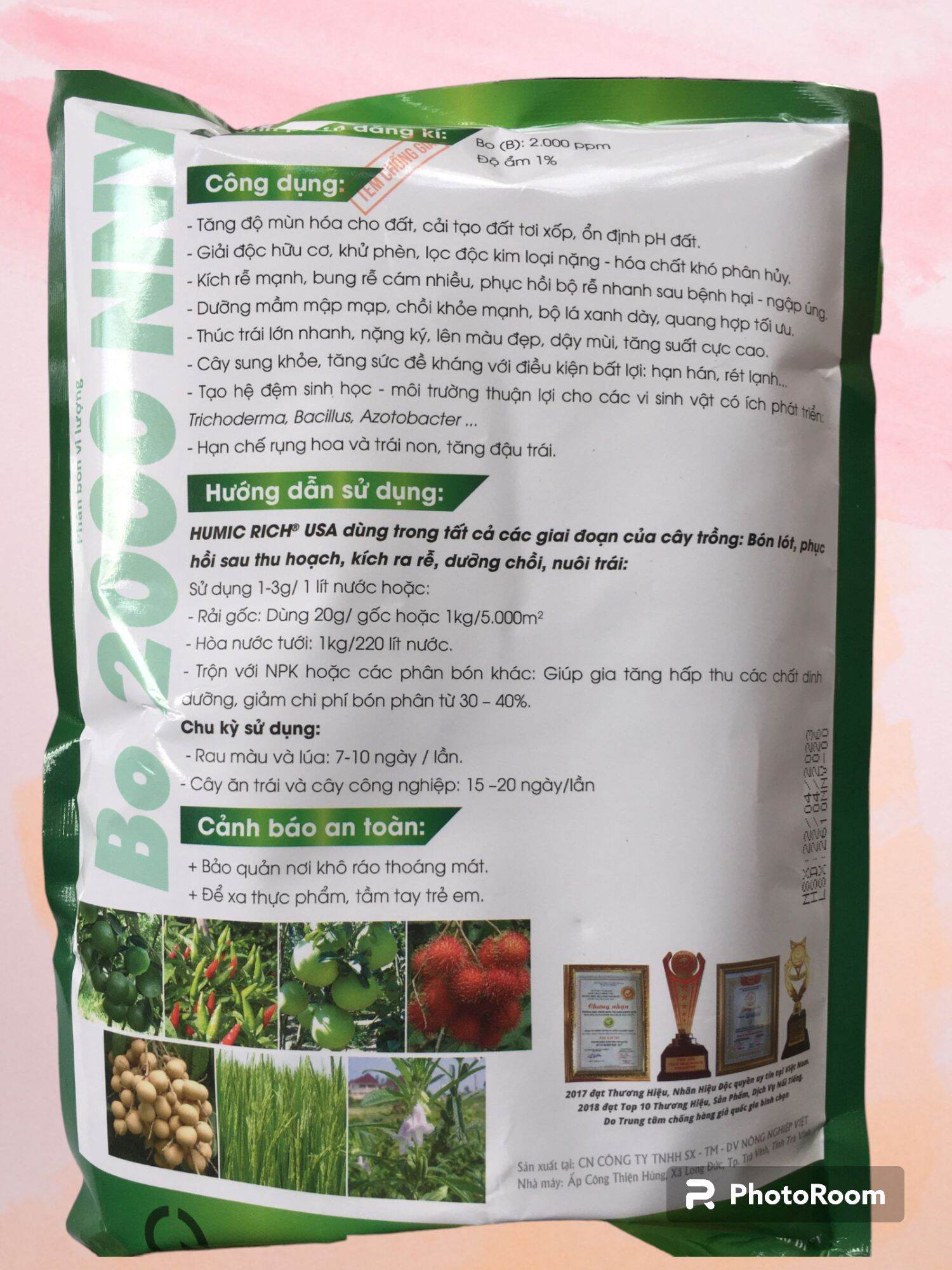 10 kg Phân bón HUMIC RICH - DẠNG VIÊN