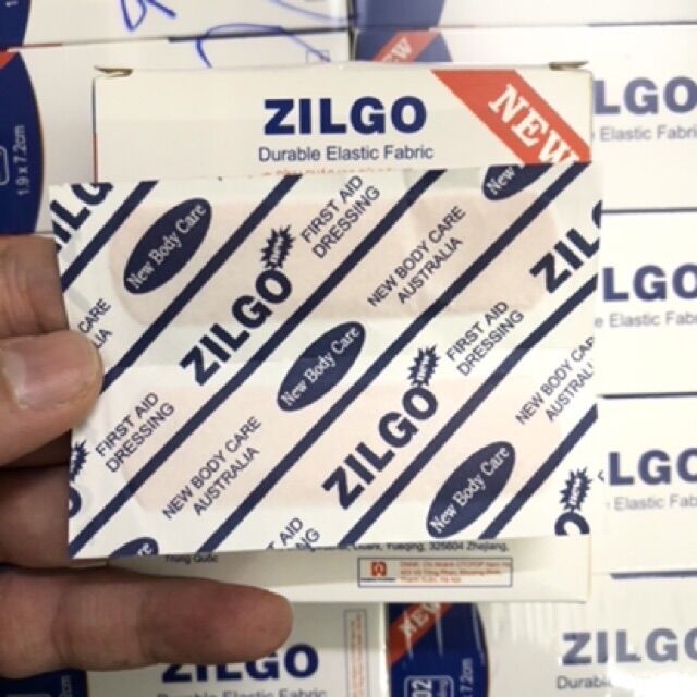 Băng keo cá nhân ZILGO 102 miếng