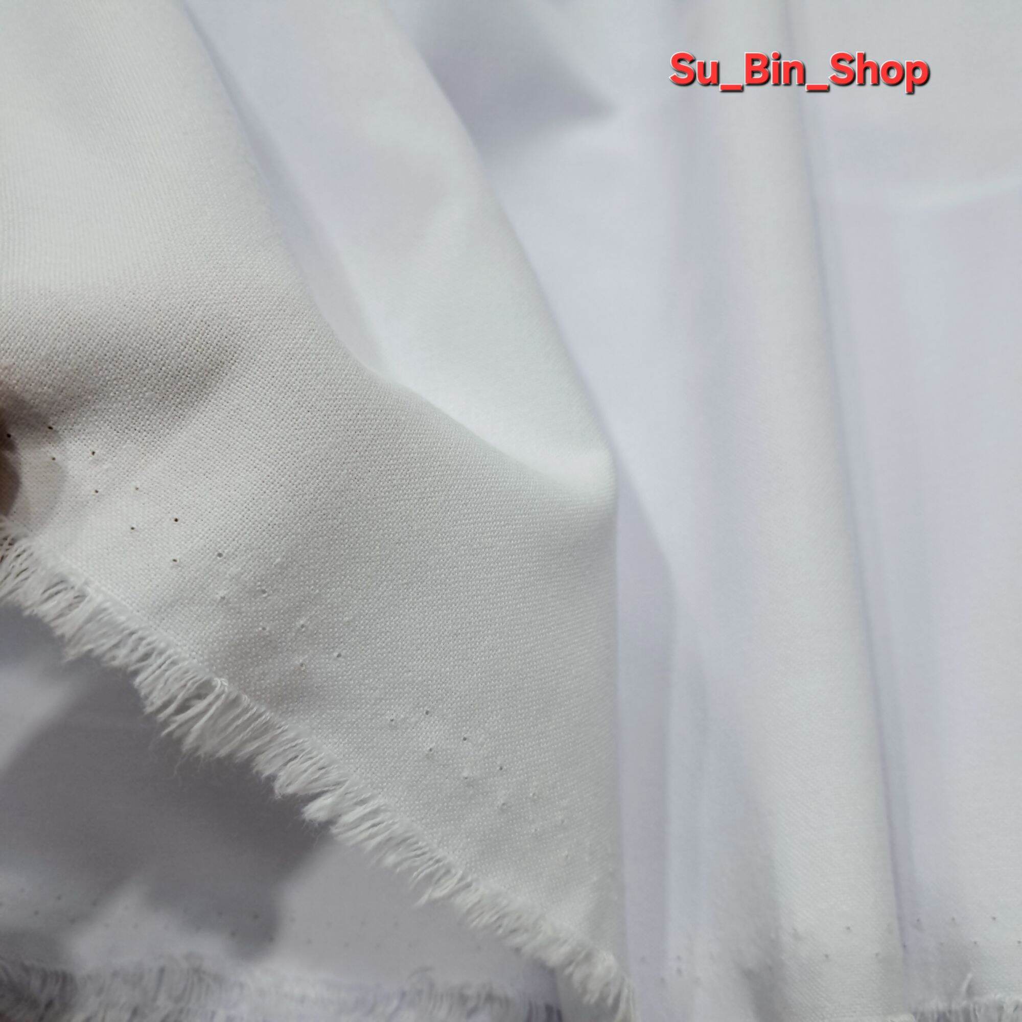 Vải kate FO trắng may đồ blouse y tá bác sĩ