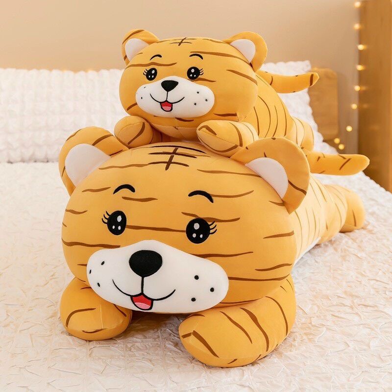 Gấu bông hổ vàng , Gối Ôm hình hổ Cho Bé siêu yêu