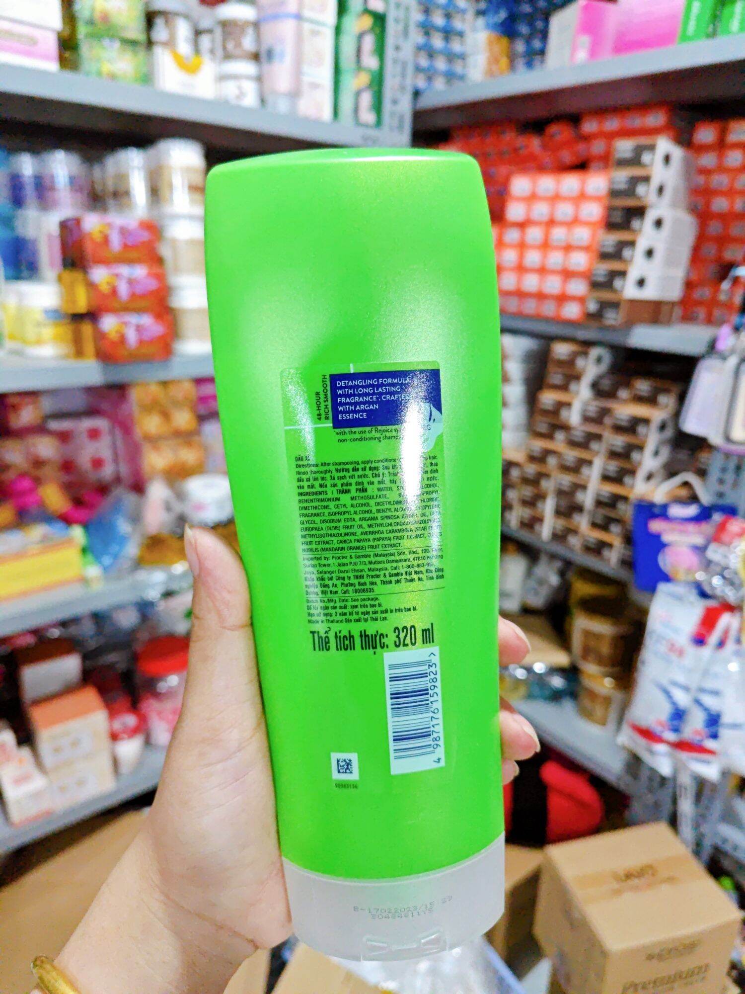 Dầu Xả Tóc Rejoice Siêu Mềm Mượt 48 Giờ Mẫu Mới 320ml
