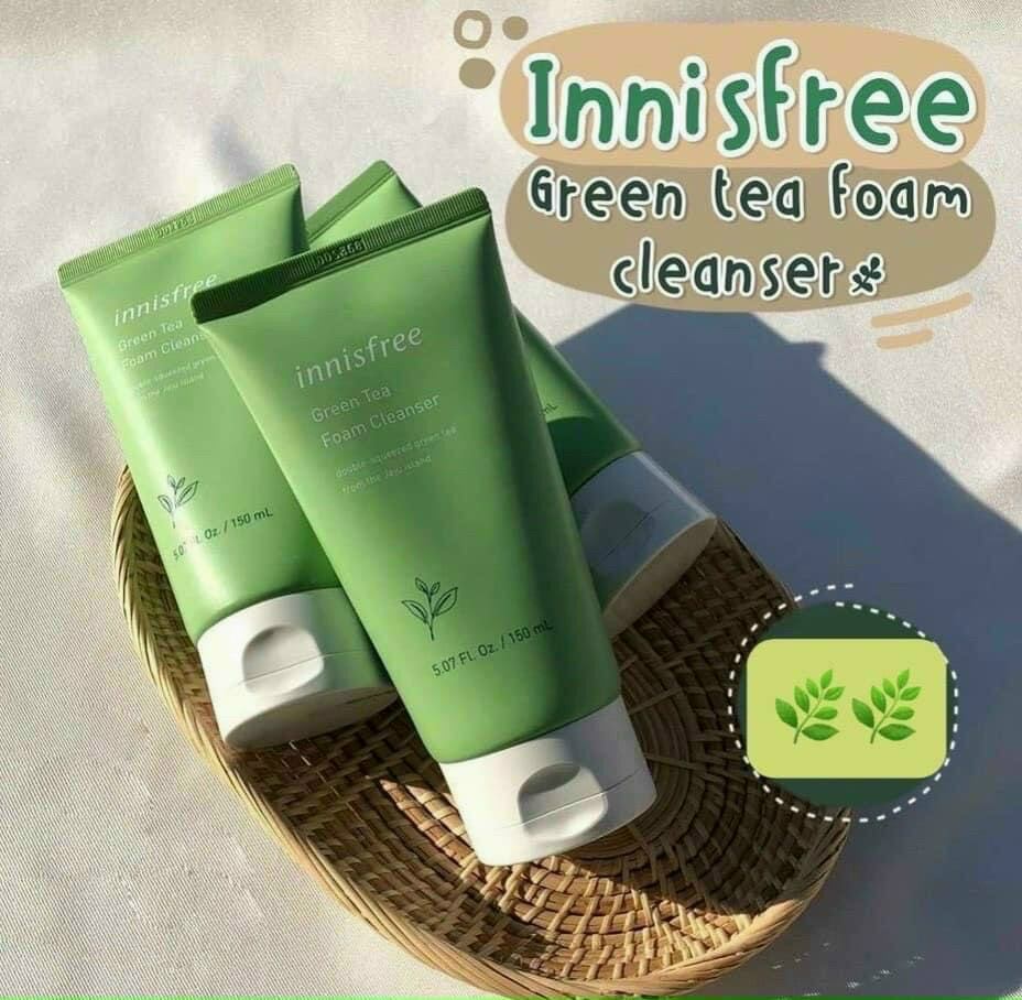🍃🍃sữa rửa mặt innisfree trà xanh - làm sạch sâu & 

🔹️dung tích: 150ml🍃🍃
🔹️xuất xứ: innisfree - hàn quốc