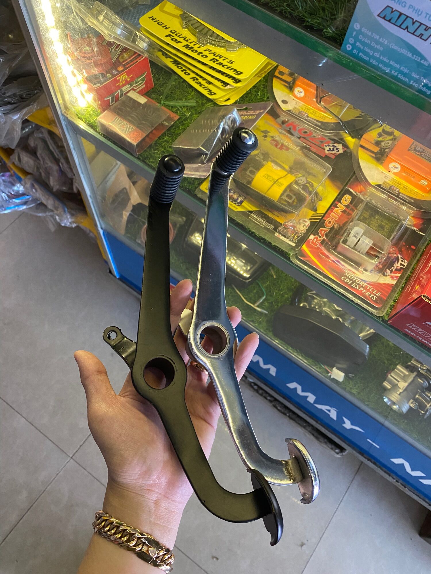 cần số 2 chiều cho winner V1, hàng đẹp - đồ chơi xe máy Minh Kiệt