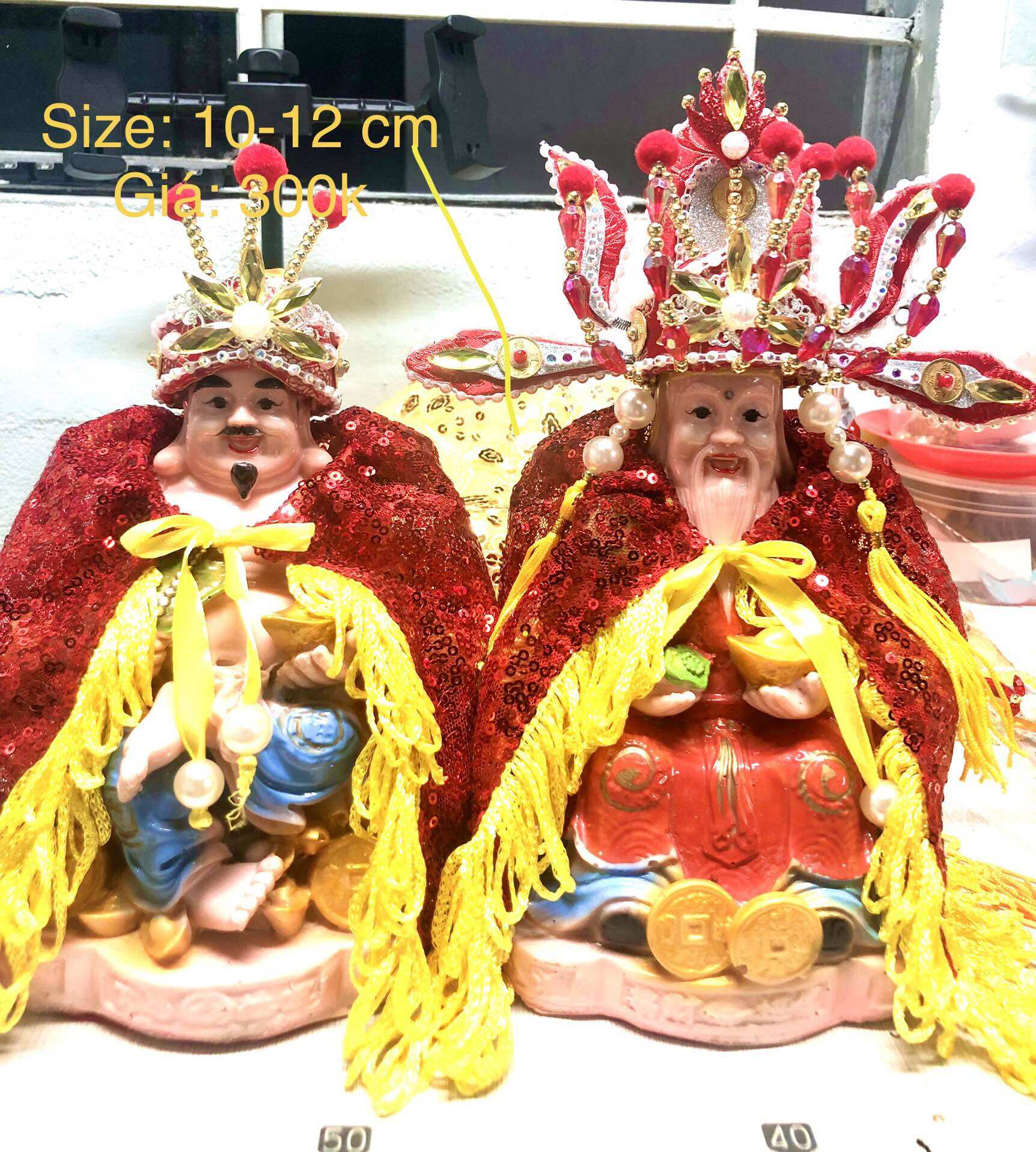 Sét Áo Mão Ông Địa Thần Tài( vòng đầu 10-12cm)