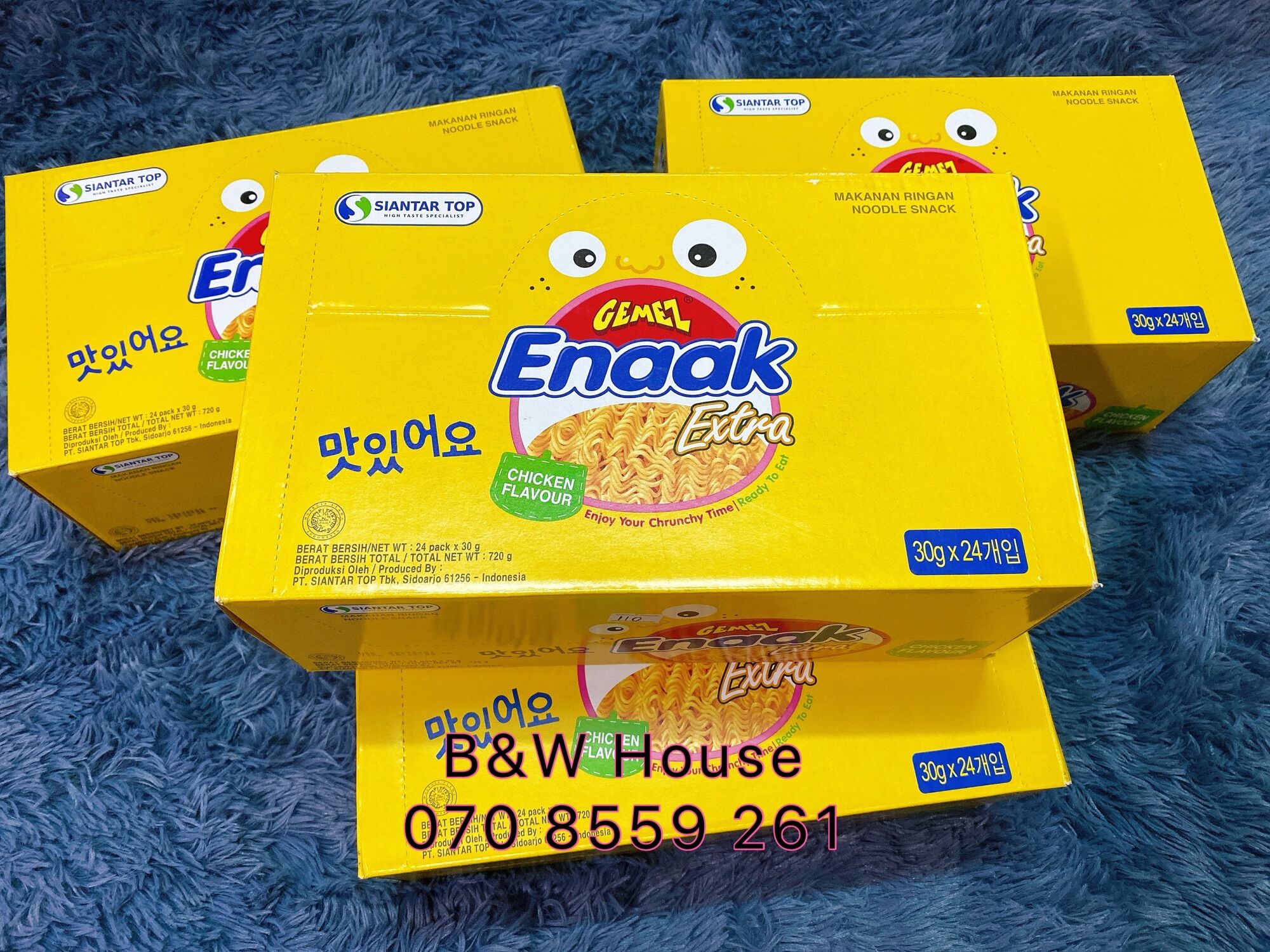 MÌ ENAAK VÀNG ( HỘP 24 gói X 30g )