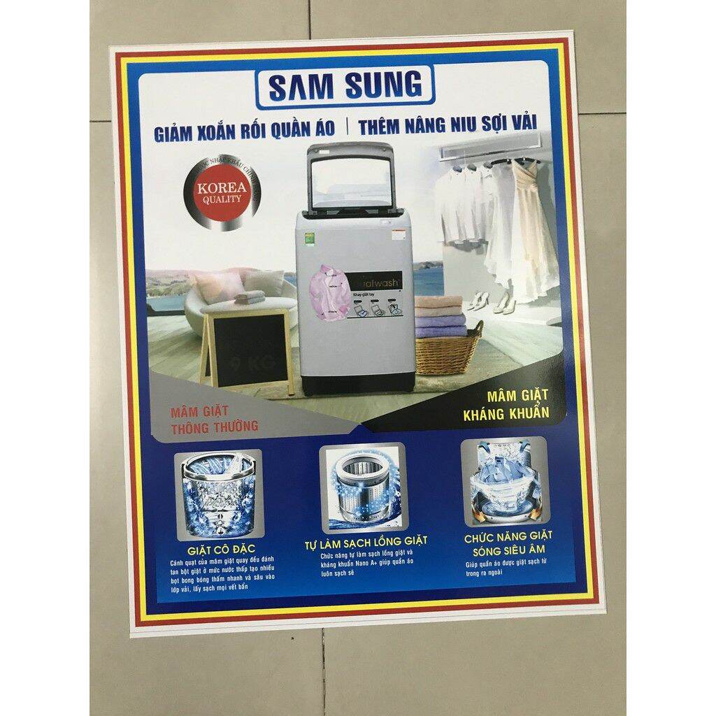 combo 5 tem dán máy giặt Samsung