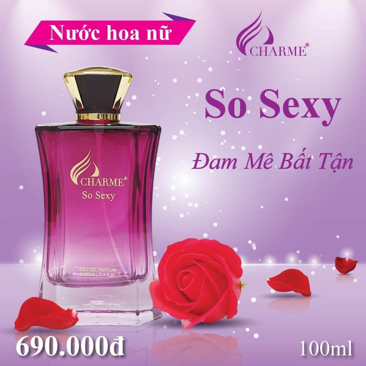 [HCM]nước hoa nữ sosexy 100 ml