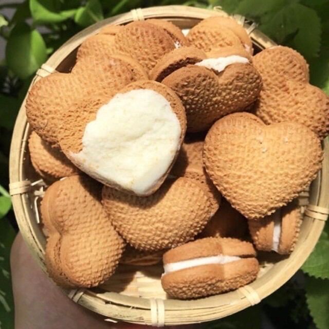 [HCM]500gr Bánh tim vị bơ sữa tuổi thơ