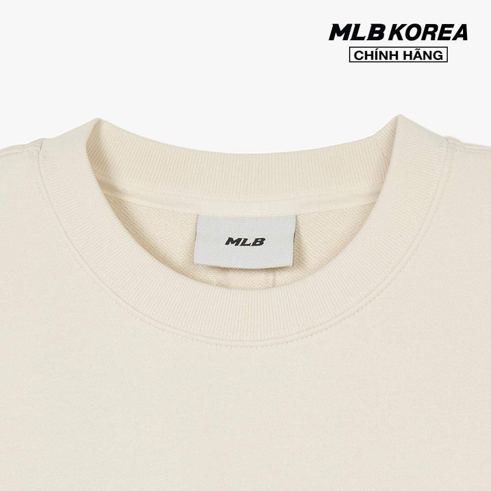 MLB - Áo sweatshirt nữ cổ tròn phom croptop Basic Small Logo 3FMTB1341-43CRD