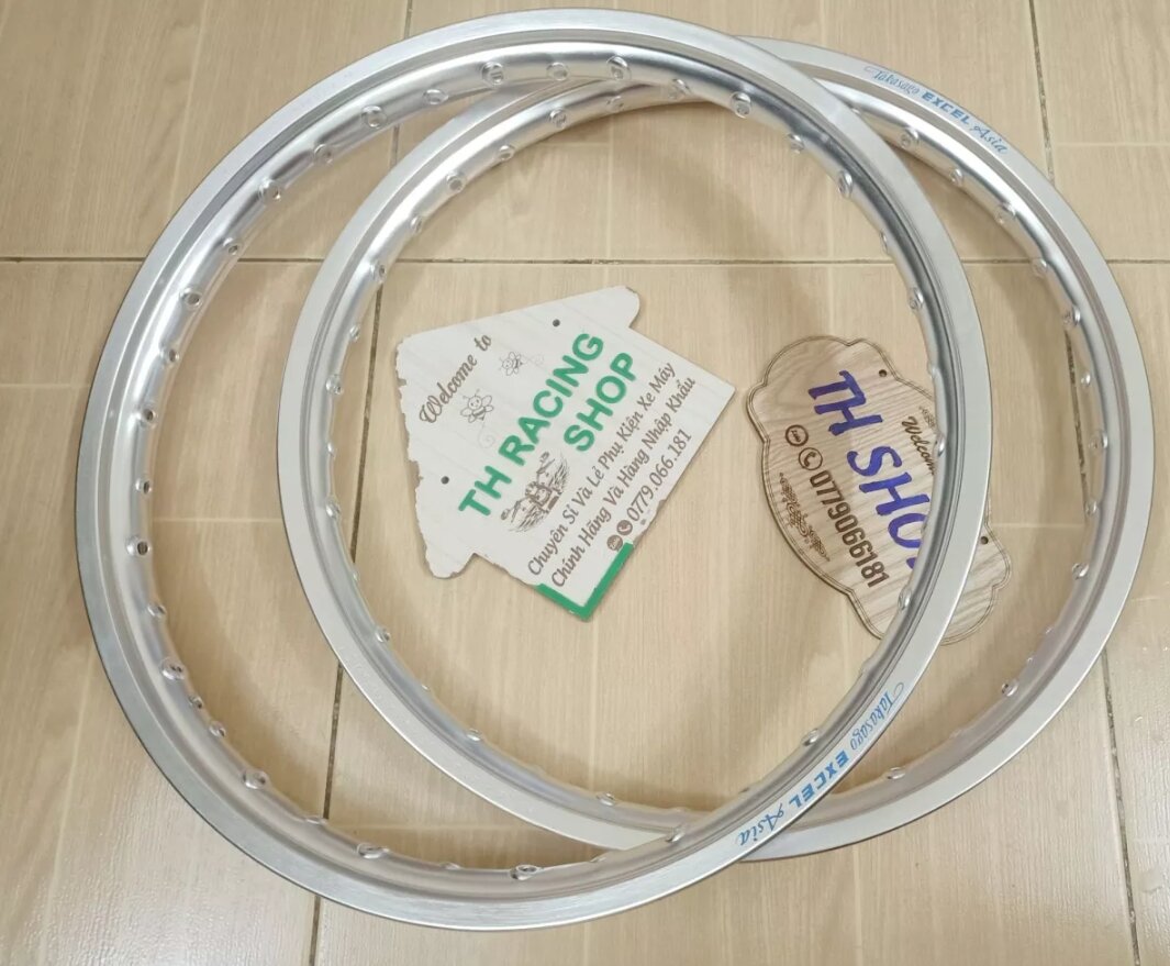 Niềng Excel Thái Lan ( 2 cái trước sau) size 1.4&1.4 dày & chất lượng tốt gắn vừa các dòng xe máy