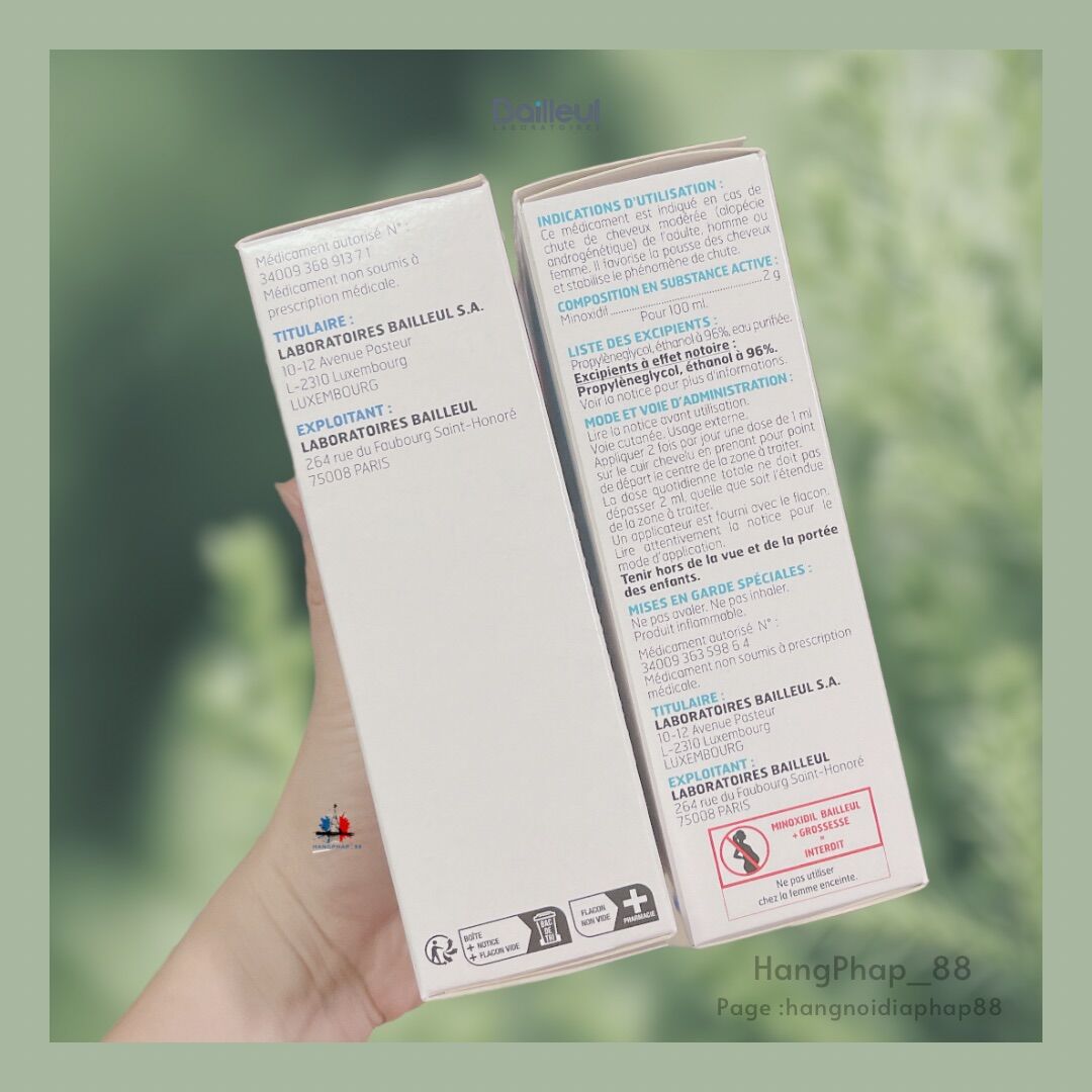 Xịt mọc tóc Minoxidil 2% & 5% cho nam và nữ