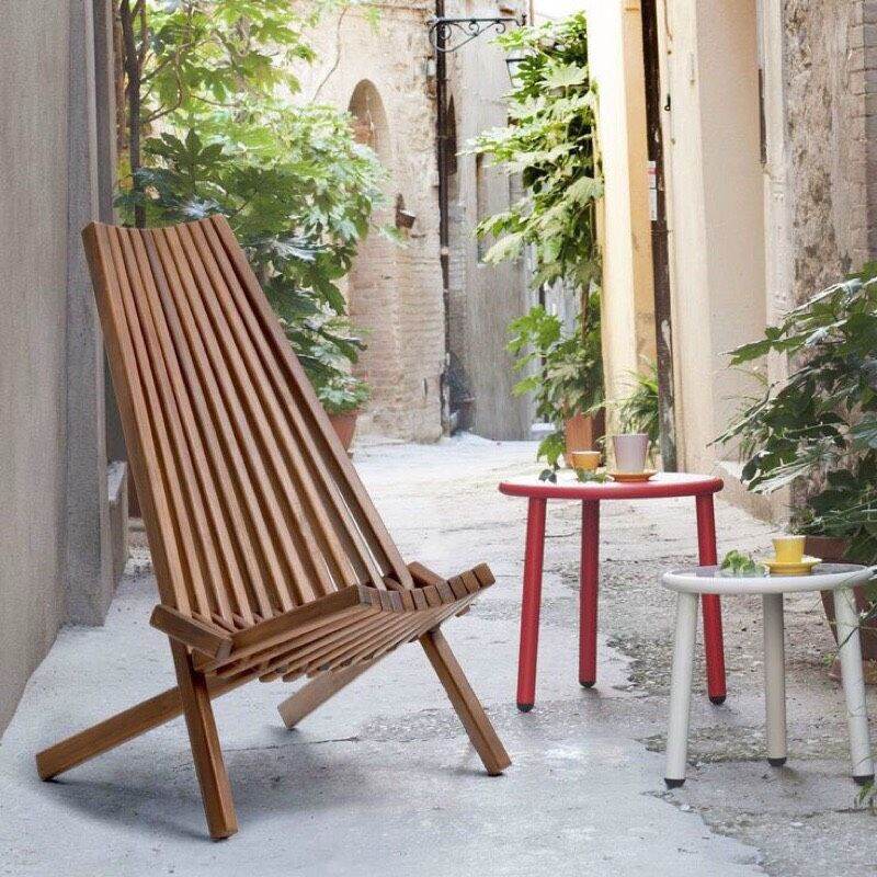 Ghế gỗ câu cá, cà phê