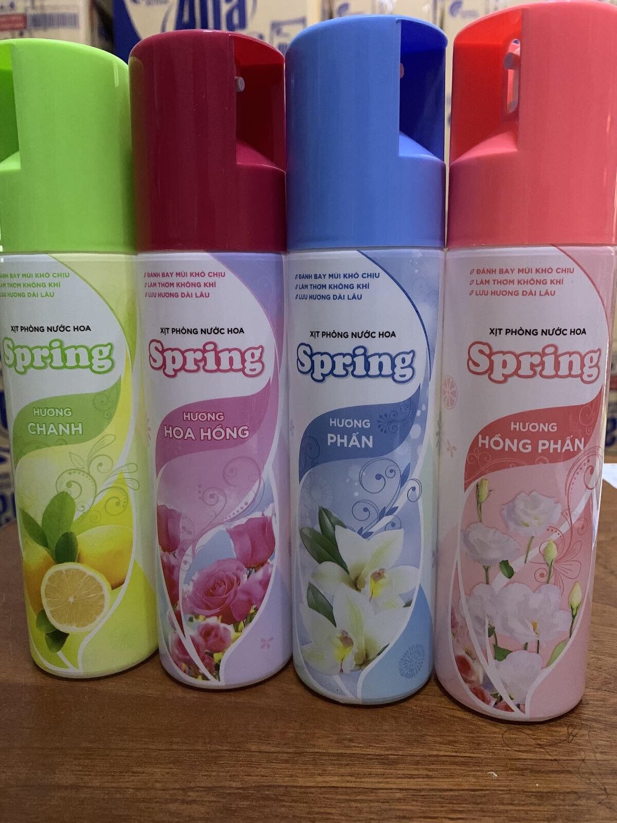 Xịt phòng nước hoa Spring hương phấn - lưu hương lâu
