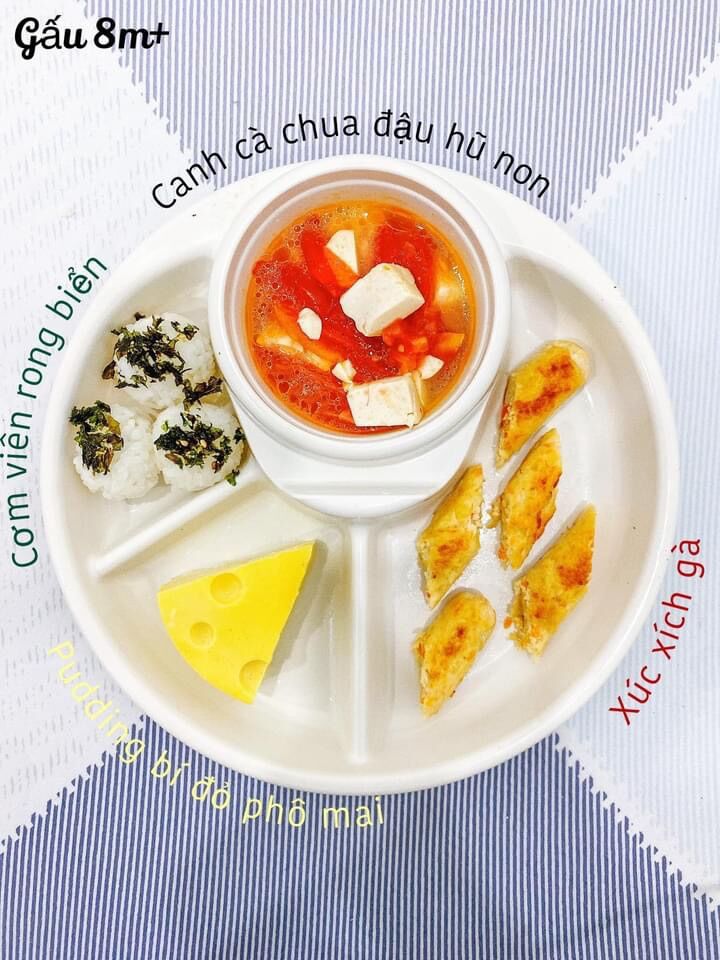 Khay ăn dặm Inomata Nhật cho bé ăn dặm