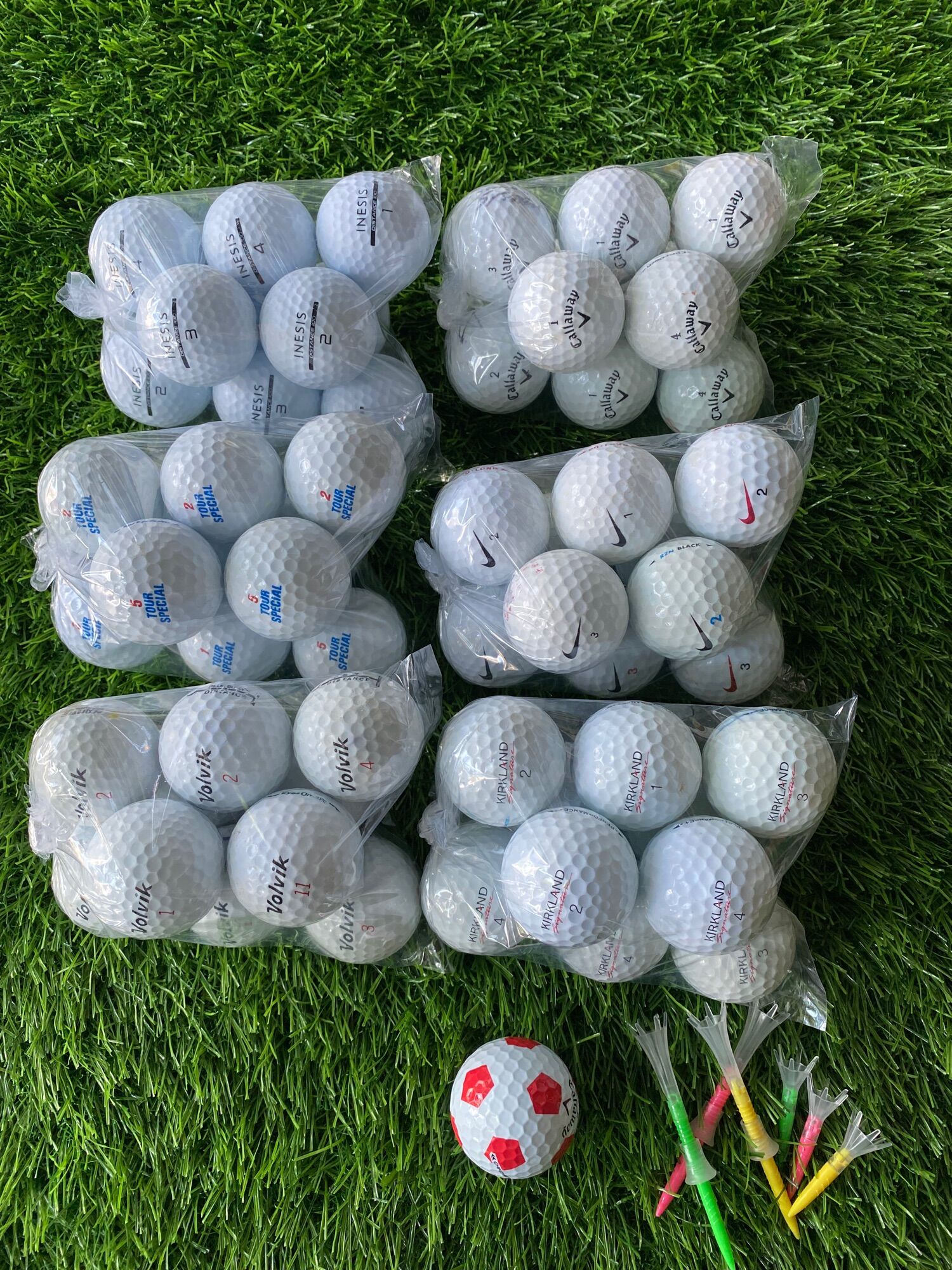 Bóng golf nhiều thương hiệu giá rẻ(combo 10 quả)