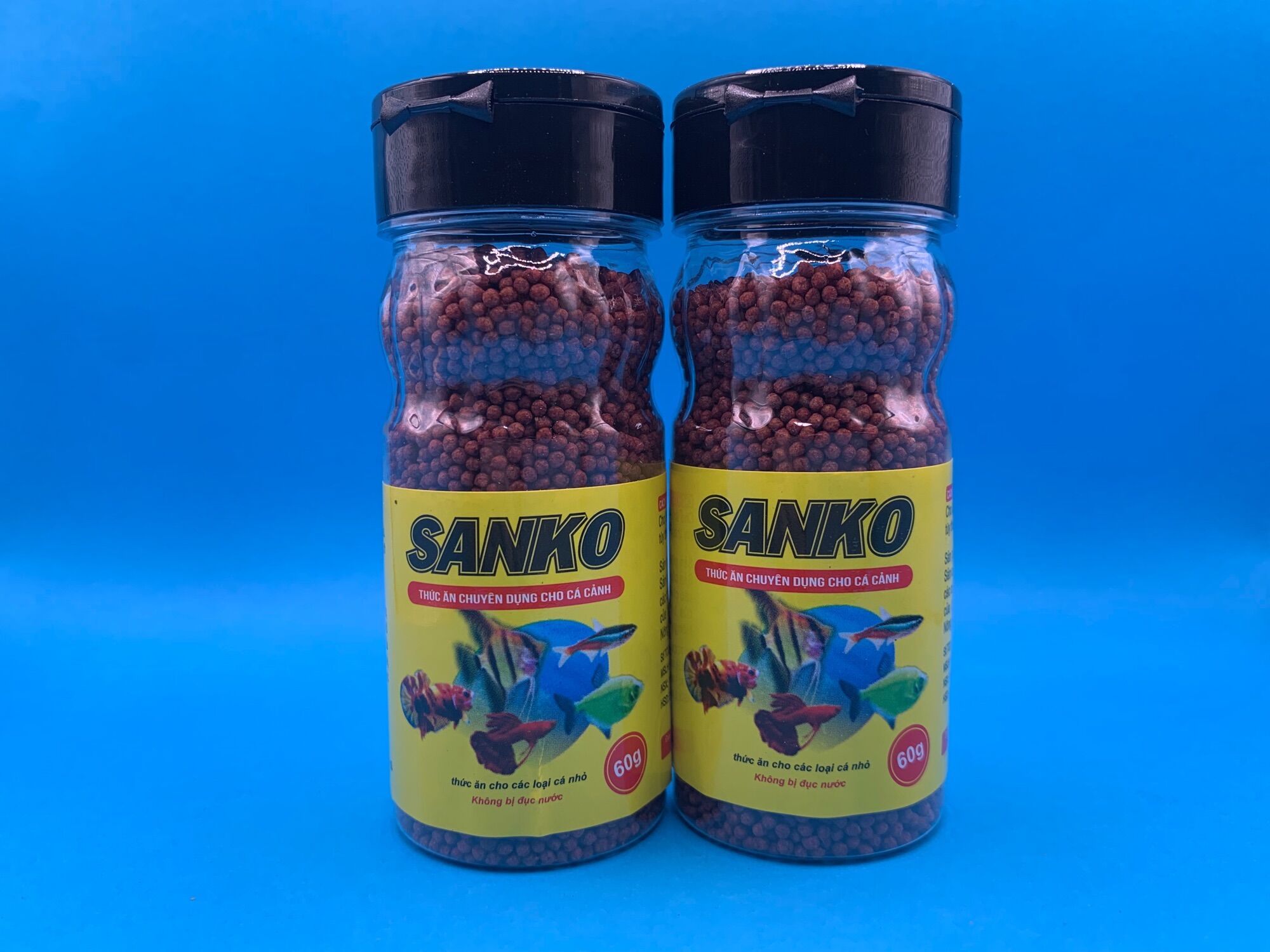 Cám SANKO 60g : thức ăn chuyên dụng cho cá cảnh