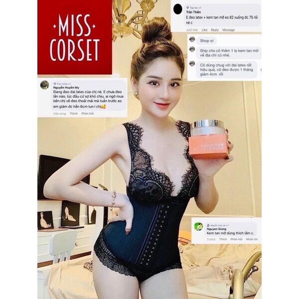 Kem Tan Mỡ Hot Bunner chính hãng Miss Corset .