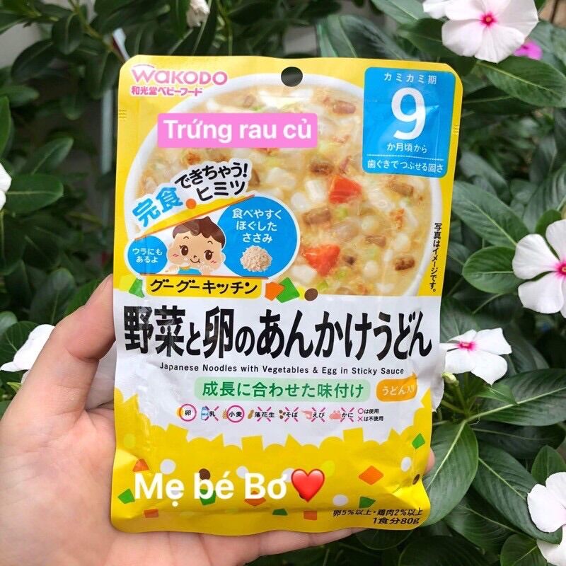 Cháo ăn dặm WAKODO Nhật cho bé từ 9tháng
