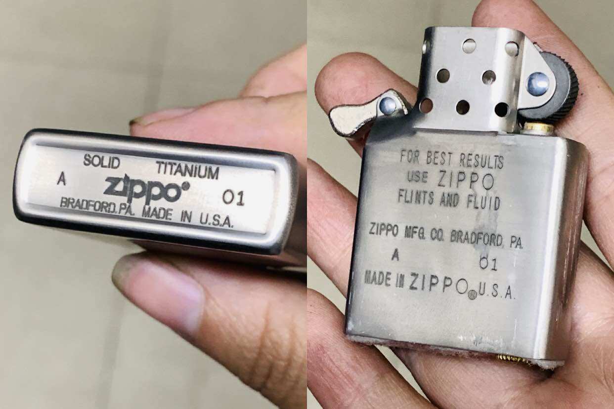 Bật lửa Zippo Solid Titanium