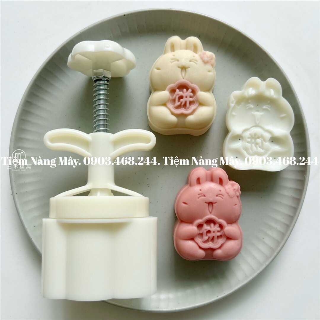 Khuôn lò xo thỏ con mẫu tết 2023