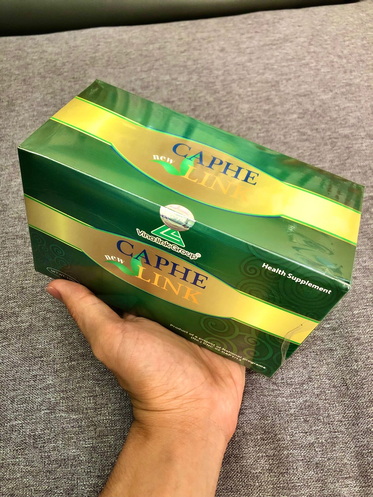[CHÍNH_HÃNG] CAPHE LINK / Cà Phê Link New / Hộp 20 gói