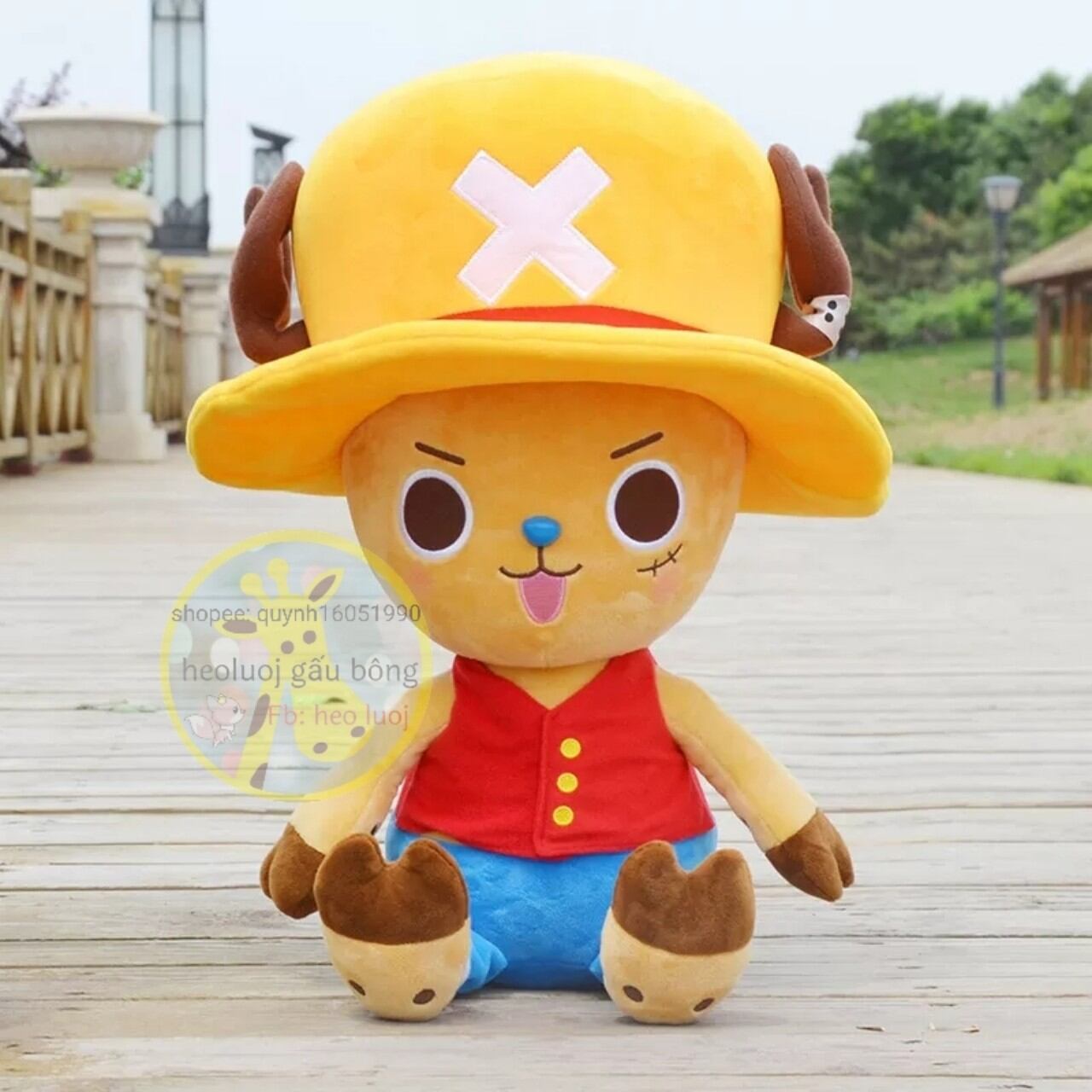Gấu nhồi bông Chopper Cosplay Luffy - Anime One Piece