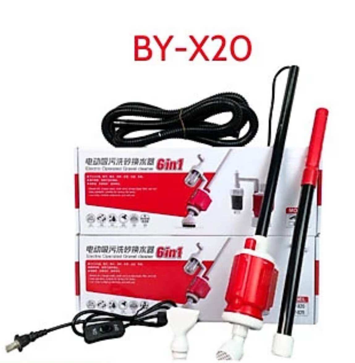Máy vệ sinh bể cá Baoyu BY-X20 và BY-X25