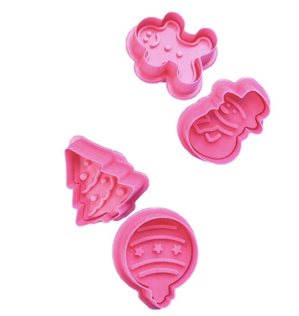 Bộ 4 khuôn nhấn cookies