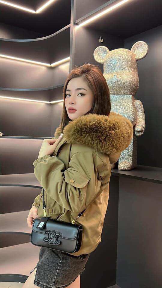 (MS2020) Áo khoác Parka lót lông- cổ lông thỏ cao cấp