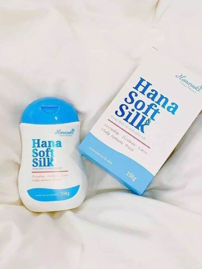 Dung dịch vệ sinh phụ nữ lá trầu không & lô hội hana soft & silk 150g